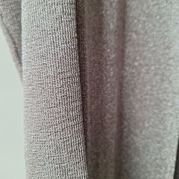 NWT Cold Water Creek M metallic open sweater - Picture 6 of 9